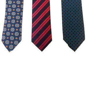 O'Connell's 3 ties - Lana Wool and Silk